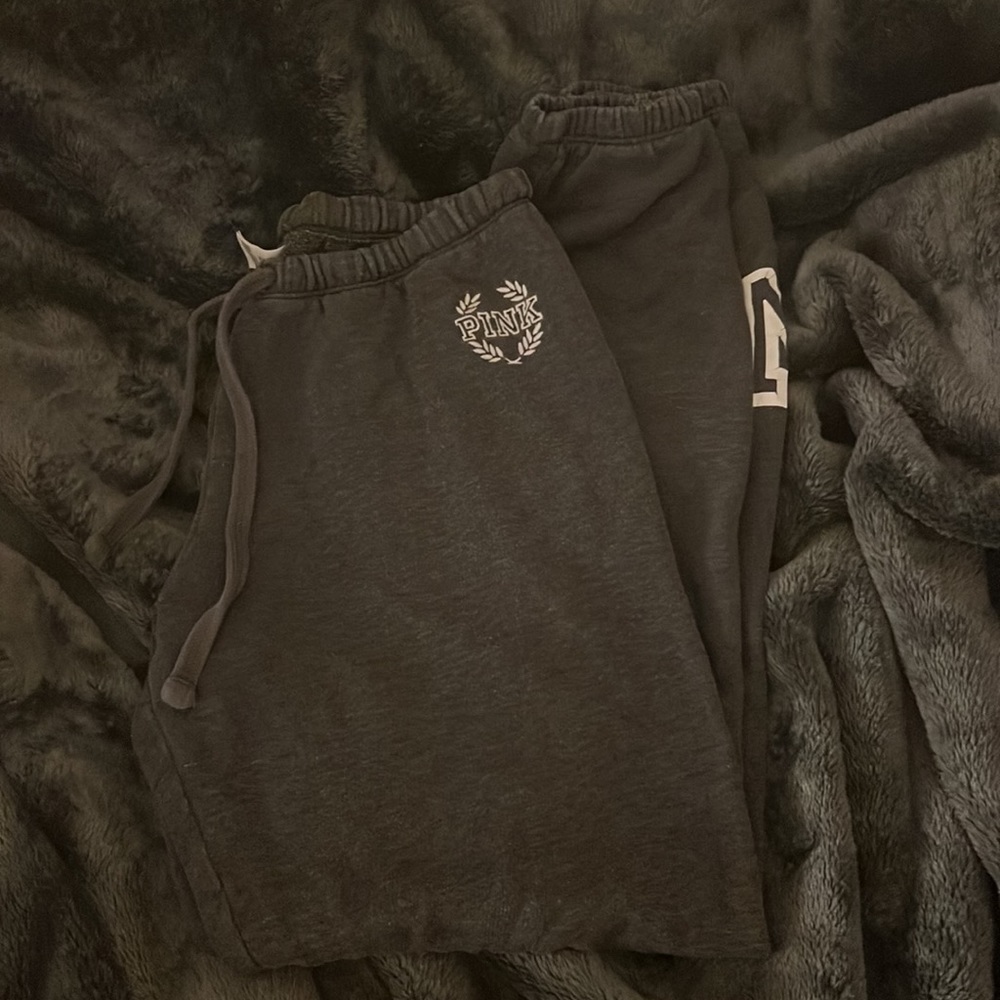 rare grey drawstring sweatpants victoria’s secret / PINK size xs
